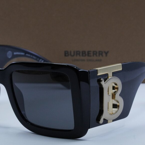 FINAL PRICE NEW BURBERRY BE4406U 300187 BLACK GOLD/DARK GREY SUNGLASSES